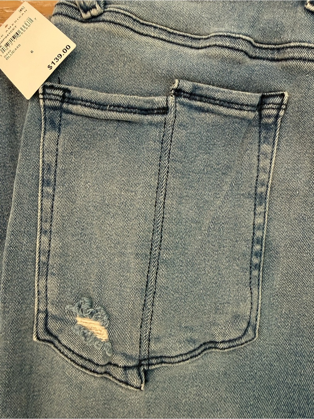 NWT Good American Good Legs Straight Jeans Sizs 6/28 - Picture 8 of 9